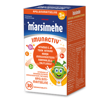 Marsimehe Imunactiv multivitamiinid Apelsinimaitselised