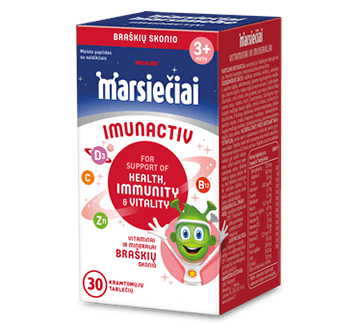 Marsiečiai Imunactive braškių skonio