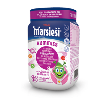 Marsieši® Gummies ar plūškoka ekstraktu