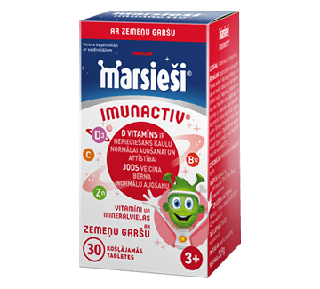 Marsieši® Imunactiv ar zemeņu garšu