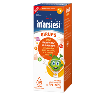 Marsieši® sīrups ar apelsīnu garšu
